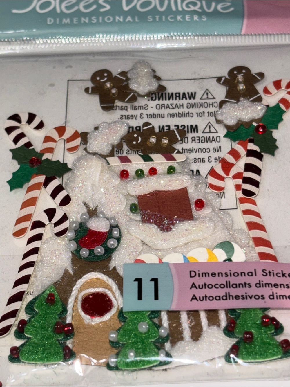 Jolee's Boutique Holiday Gingerbread House RARE Jolees Gingerbread House